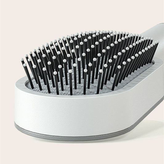 Self-Cleaning Brush For Soft Hair and a Clean Brush Every Time