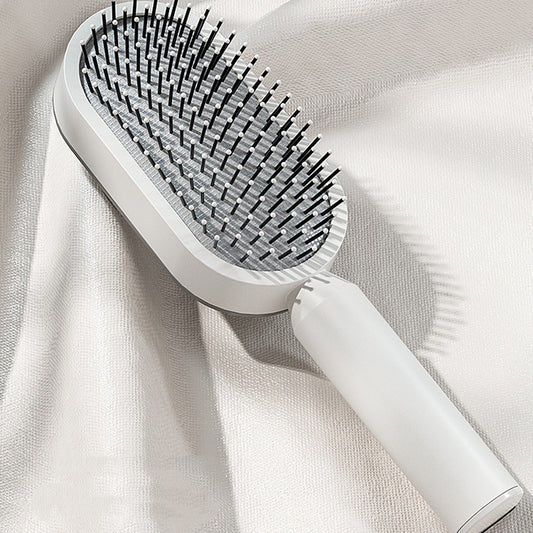 Self-Cleaning Brush For Soft Hair and a Clean Brush Every Time