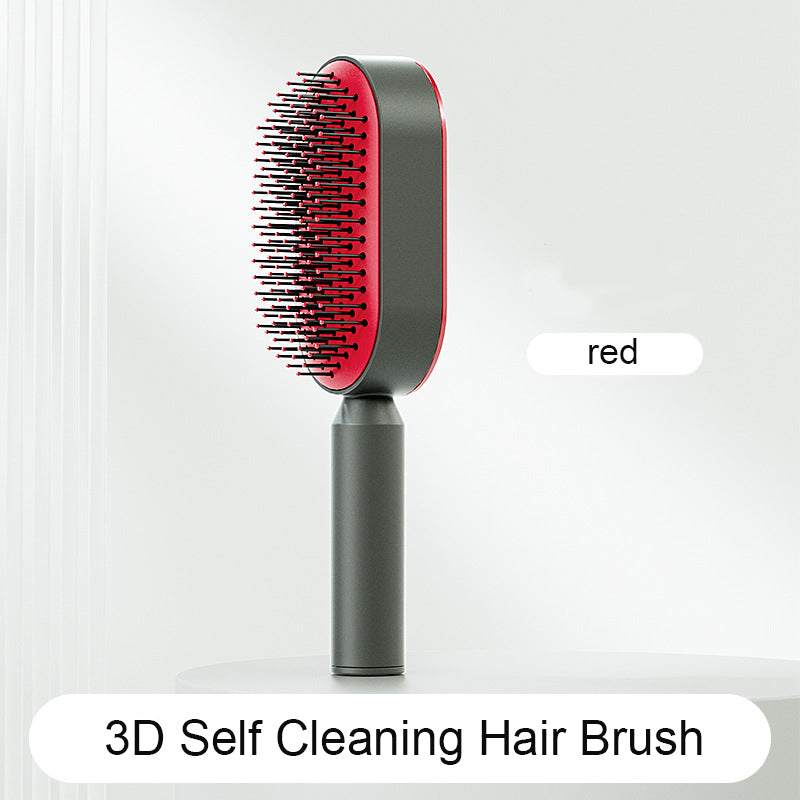 Self-Cleaning Brush For Soft Hair and a Clean Brush Every Time